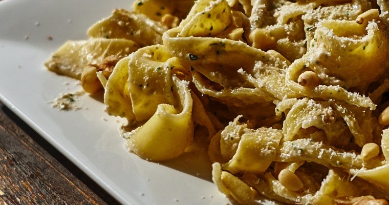 Pappardelle mit Walnuss Sauce