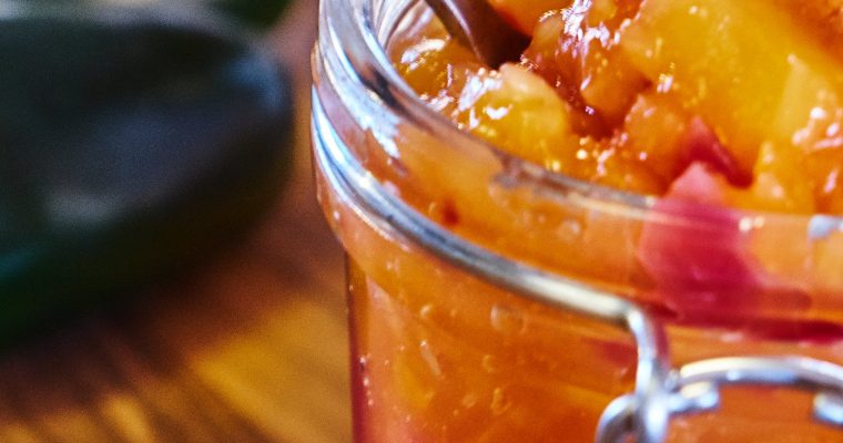 Selbstgemachtes Mango Chili Chutney