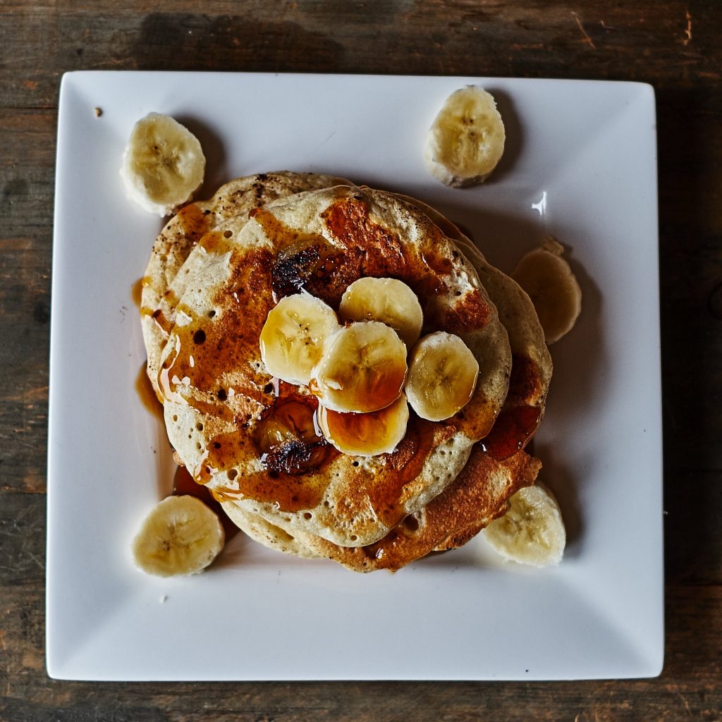 vegane Bananen-Pancakes