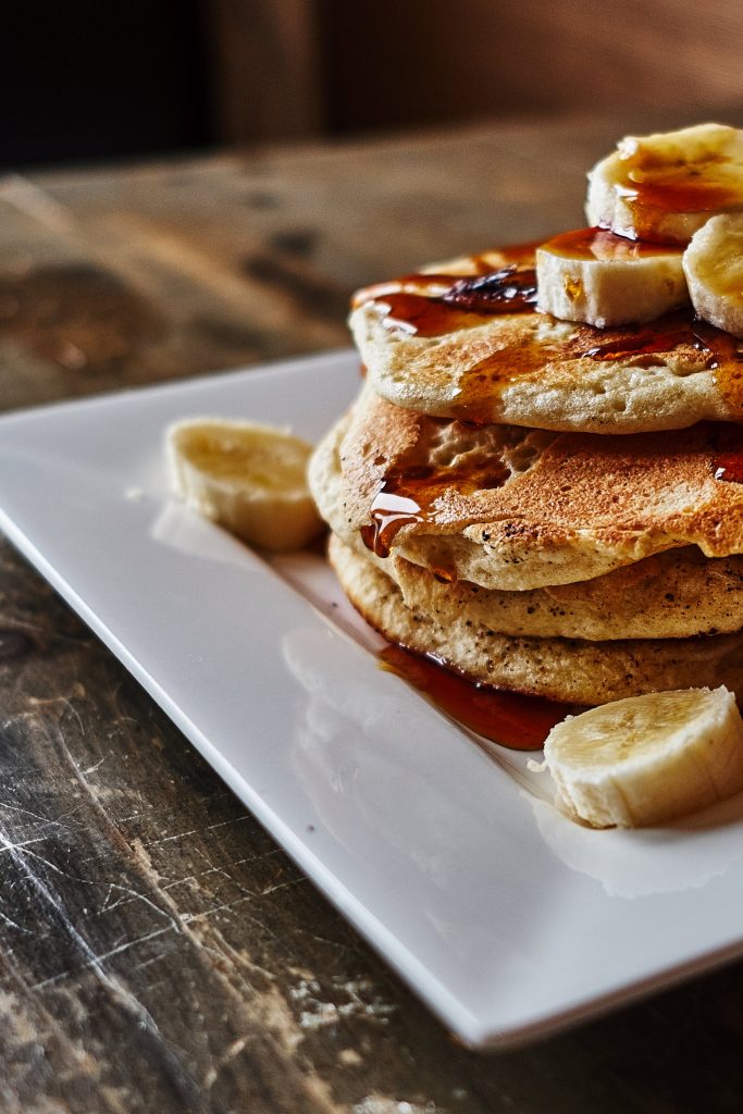 vegane Bananen-Pancakes