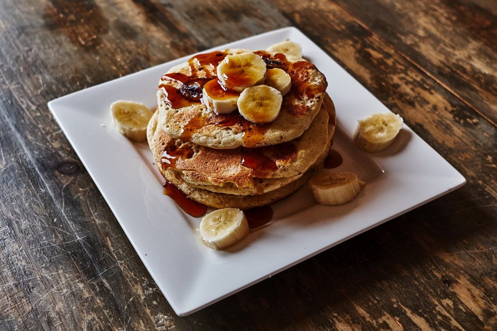 vegane Bananen-Pancakes
