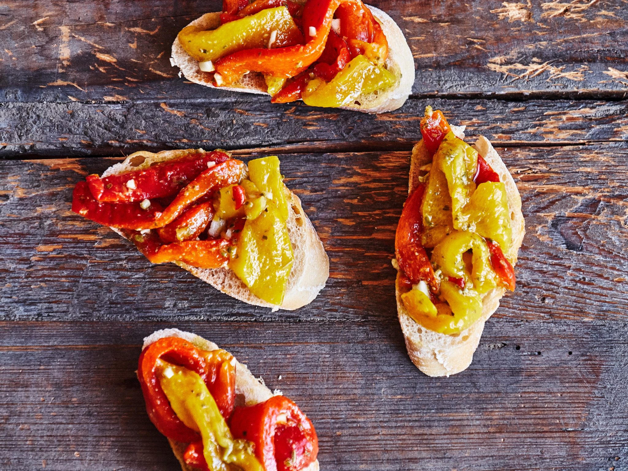 Bruschetta mit gegrillten Paprika - Sissi und Franzl Blog