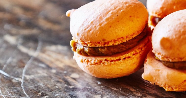 Pumpkin Spice Latte Macarons